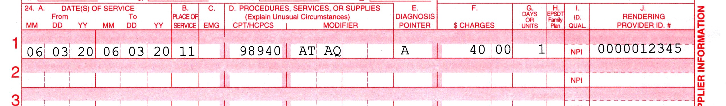 Chiropractic Billing Codes